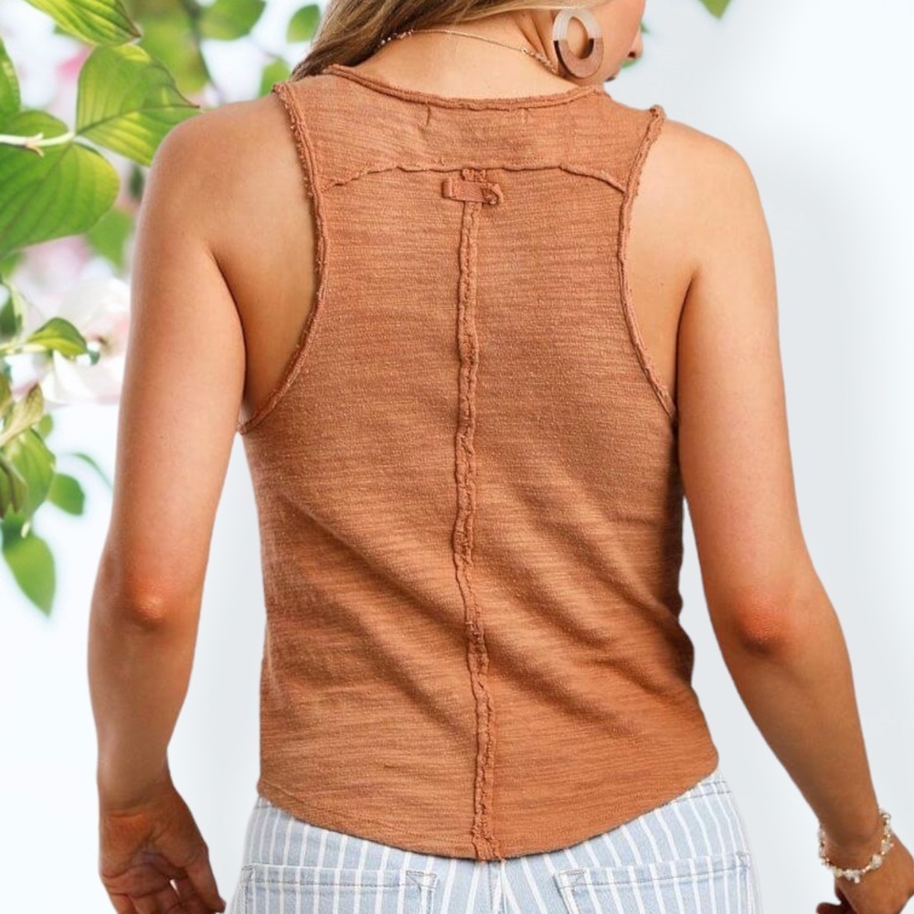 FREE People Racerback Tank Top - Picture 2 of 8